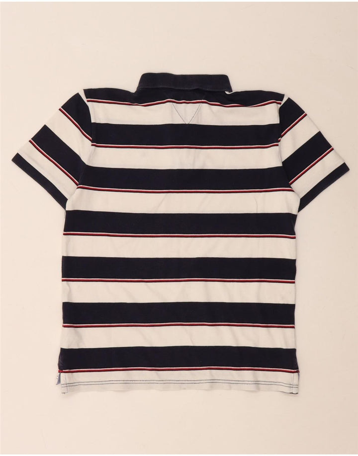 TOMMY HILFIGER Polo Garçon 15-16 ans Bleu Marine Rayé Coton