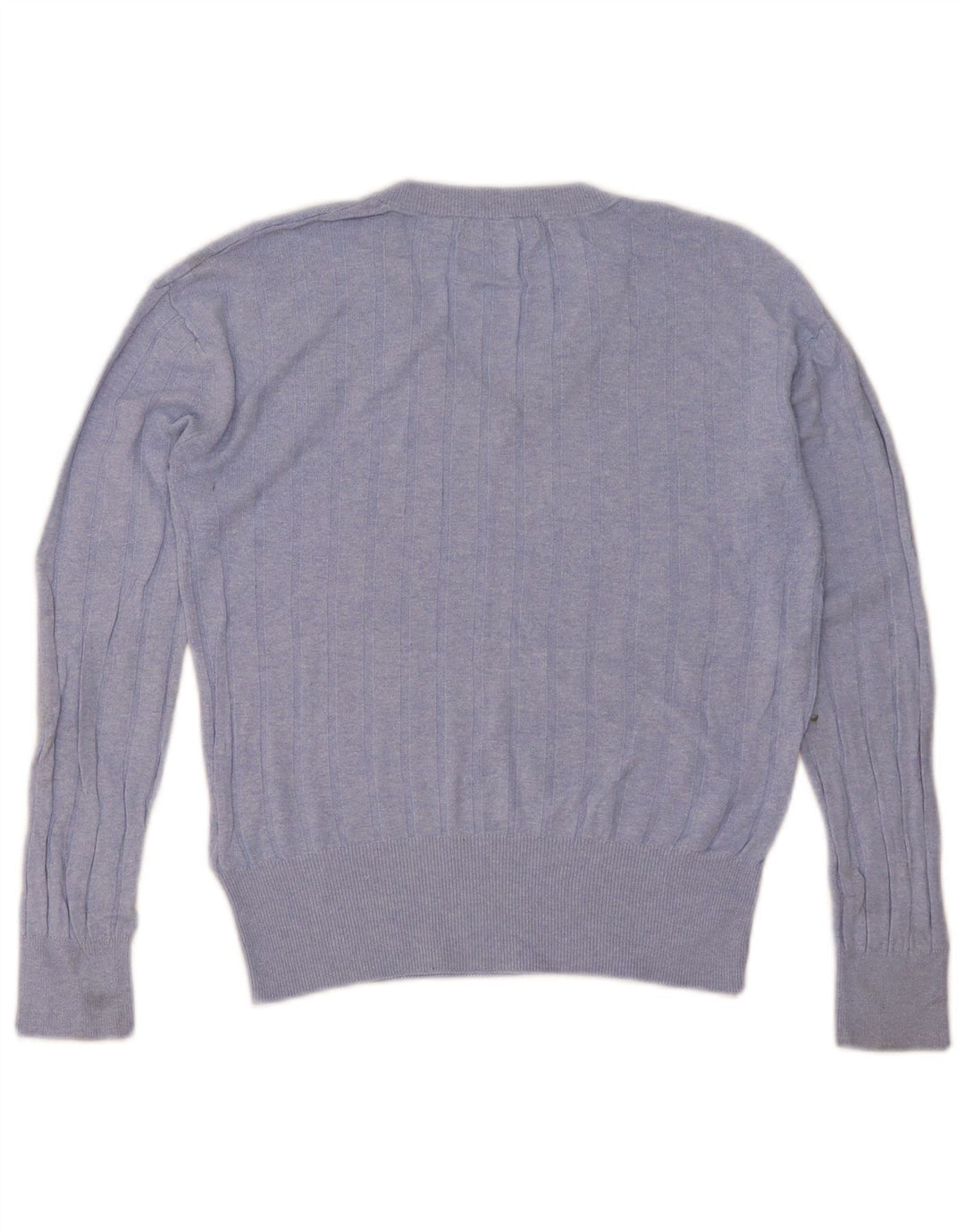 Marks & Spencer Pull col en V pour femme UK 10 Petit Bleu
