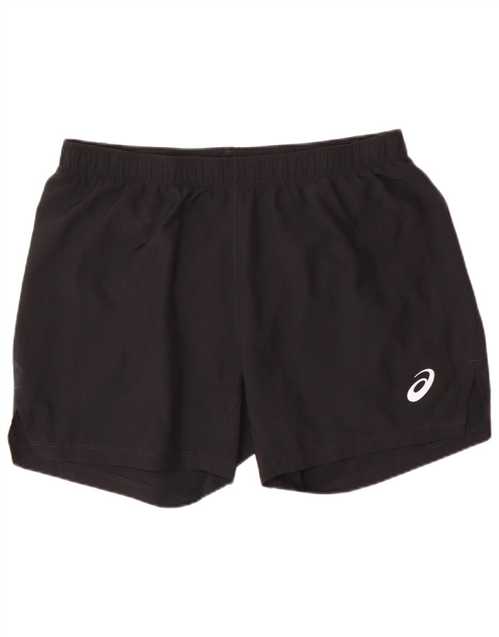 ASICS Short de sport pour hommes Large Noir Polyester