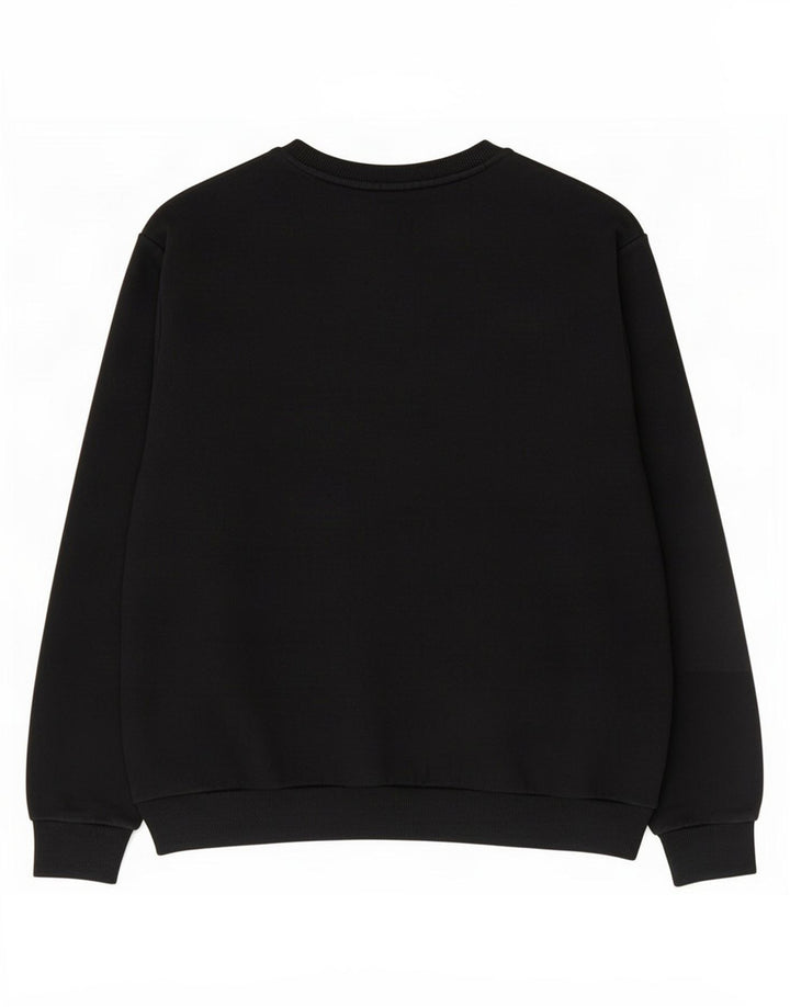Puma Sweat-Shirt Graphique Homme Noir Moyen Coton