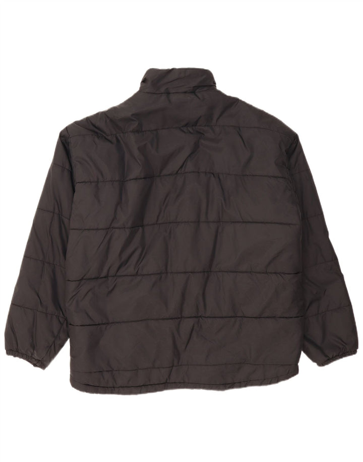 Kappa Veste matelassée pour homme UK 40 Large Noir