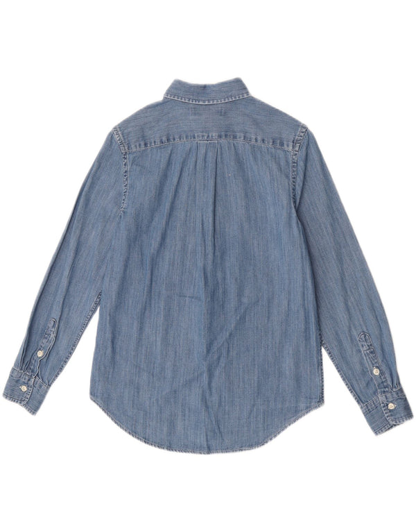 Ralph Lauren Chemise en jean garçon 10-11 ans bleu moyen coton