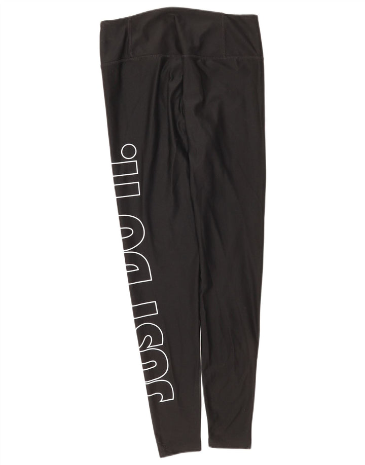 Nike Legging graphique Dri Fit pour femme UK 8 Small Noir Polyester