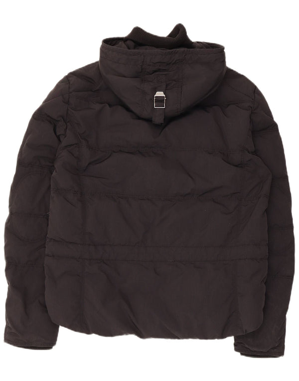 Brema Veste matelassée à capuche IT 46 Small Noir Polyamide Homme