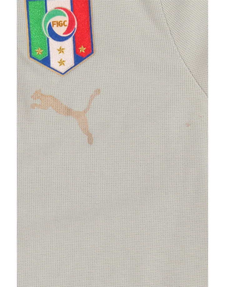 Puma Polo Italia Graphic Homme Bleu Moyen Coton