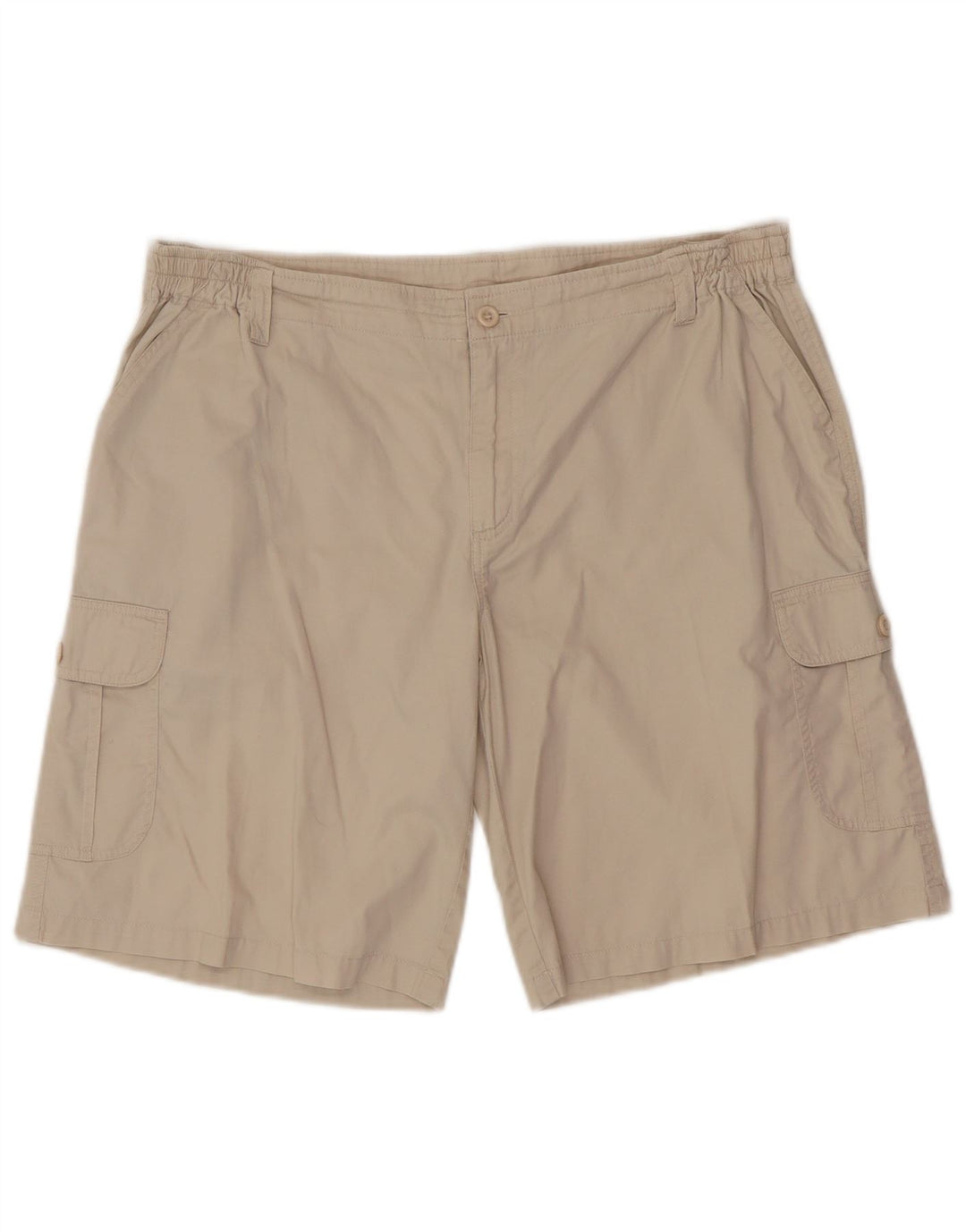 VINTAGE Short Cargo Homme XL W38 Coton Beige