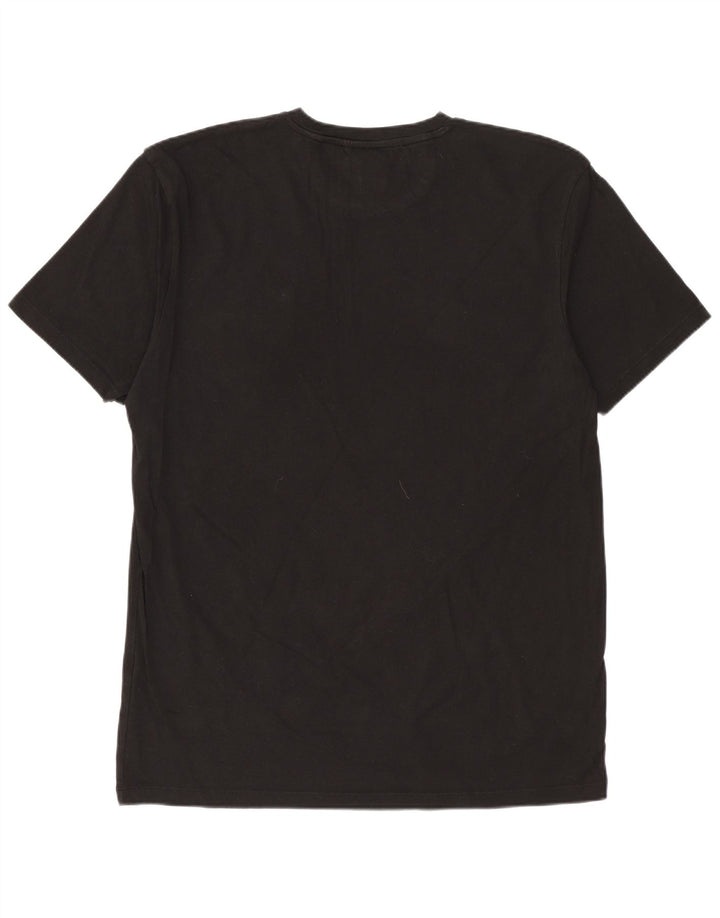 ZARA Hommes Slim Fit T-Shirt Top XL Noir