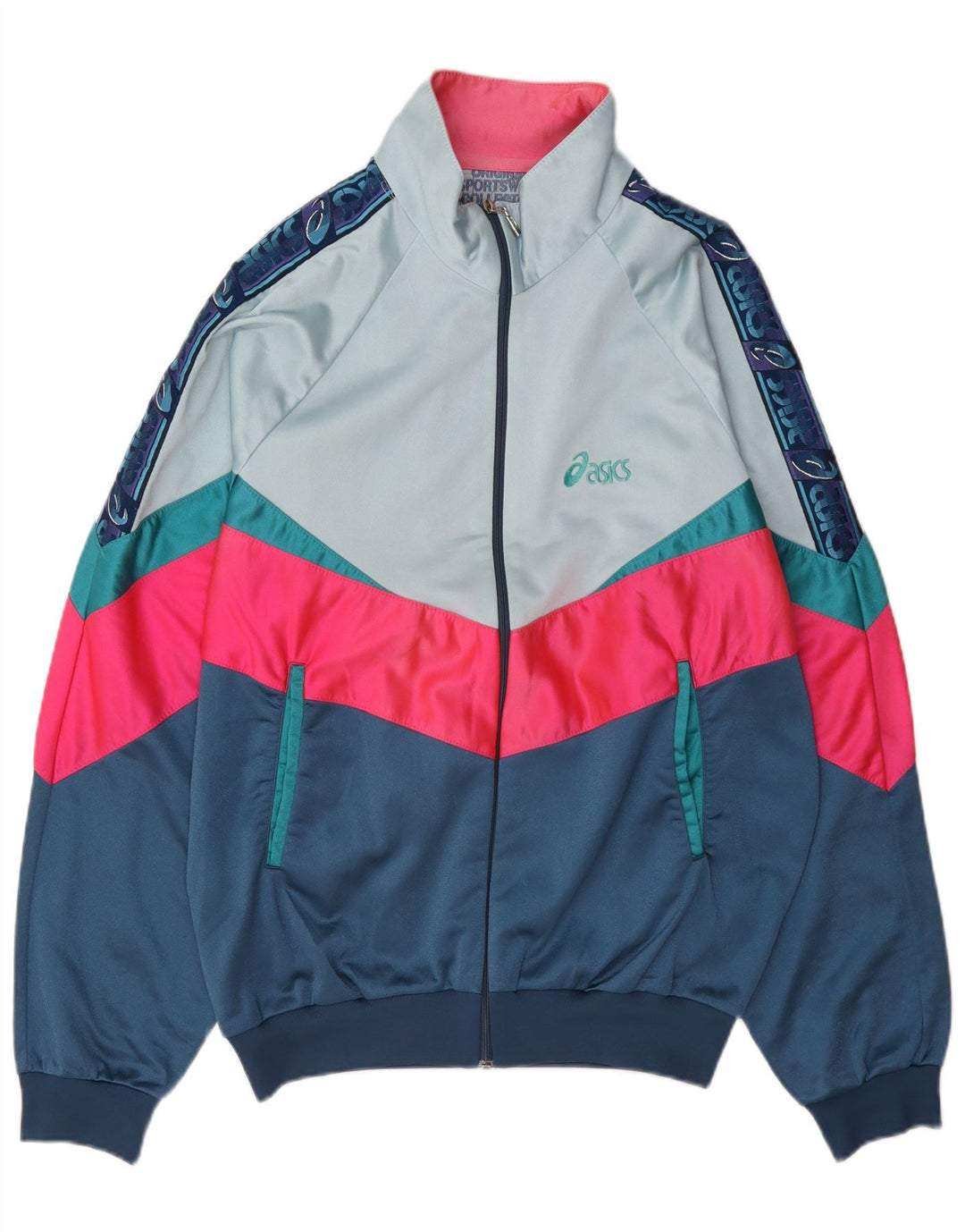 Asics Veste de Survêtement Homme IT 50 Medium Multicolore Colourblock