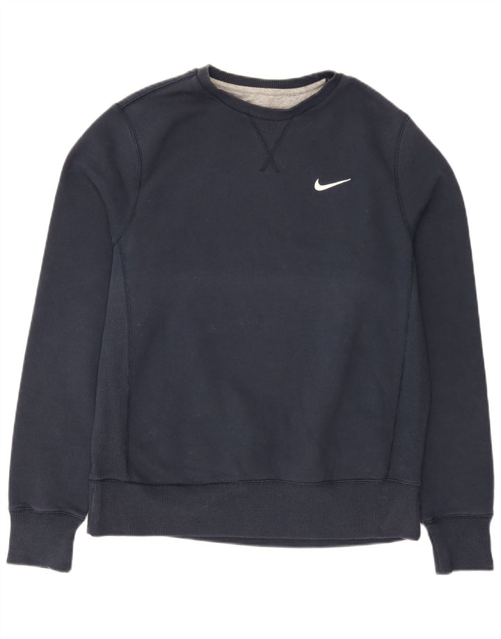 Nike Sweat-shirt en coton bleu marine moyen pour homme