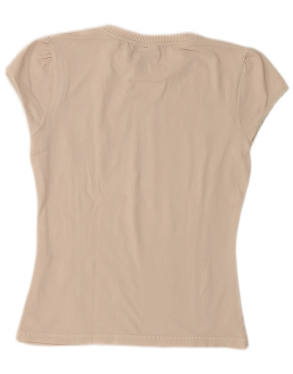 Ellesse T-shirt pour femme UK 12 Medium Off White