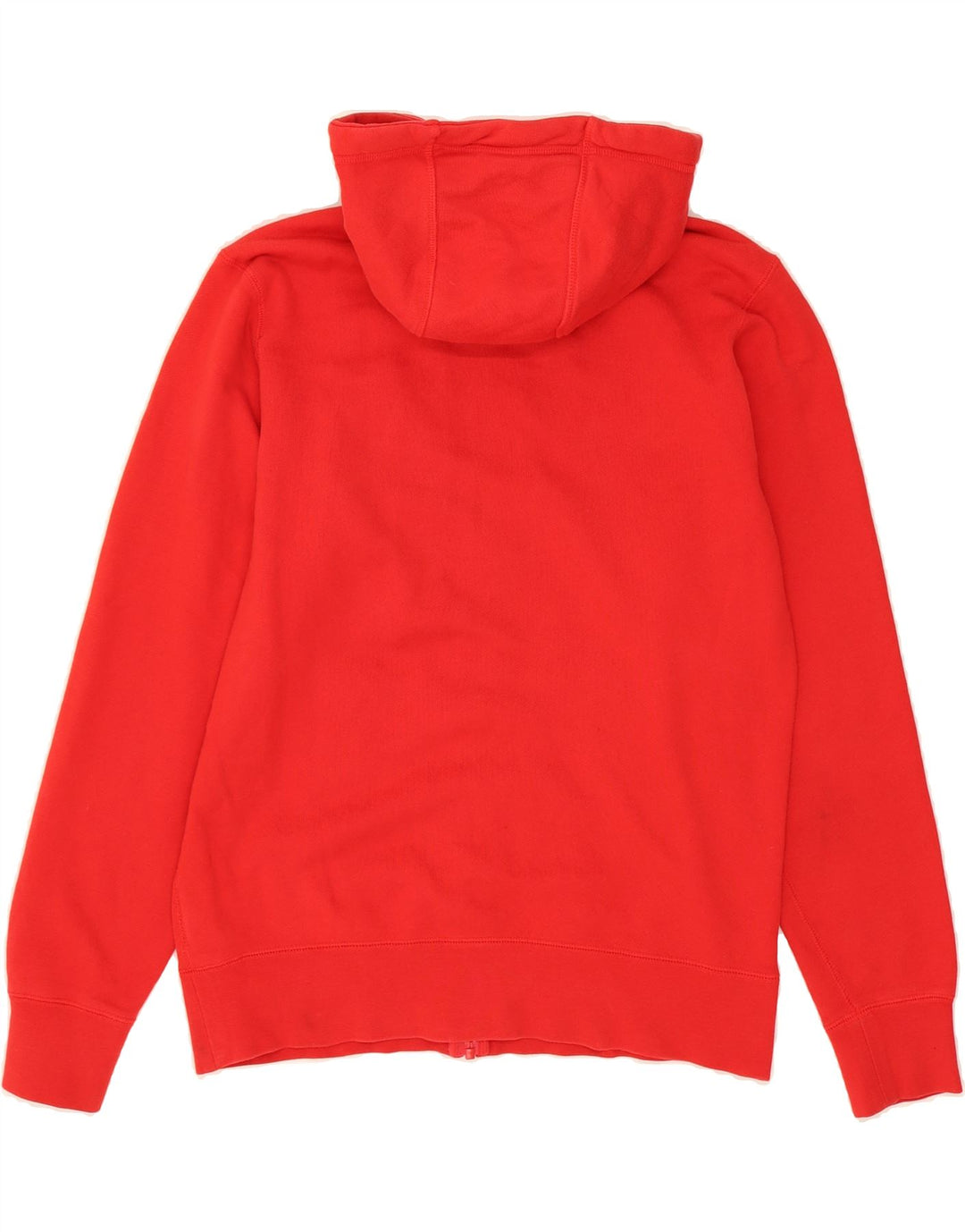 NIKE Pull à capuche zippé graphique pour homme en coton rouge moyen