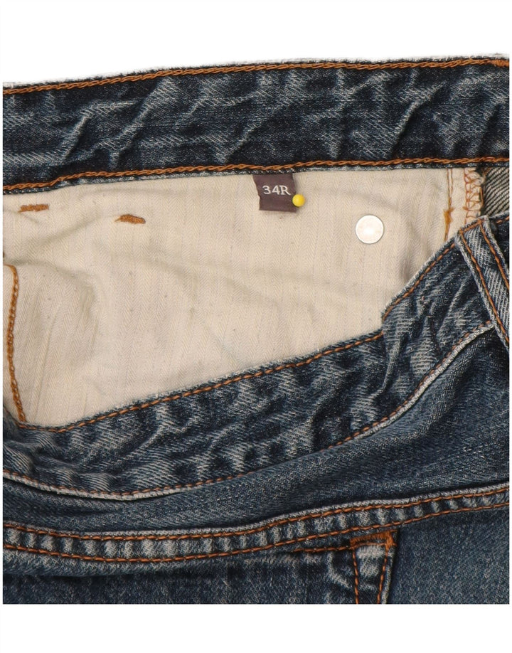 Fat Face Jean droit homme W34 L33 bleu