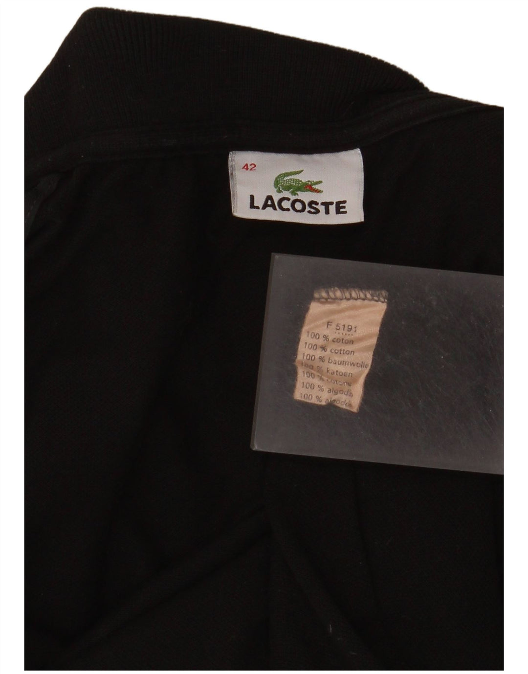Lacoste Polo Femme Taille 42 Grand Coton Noir