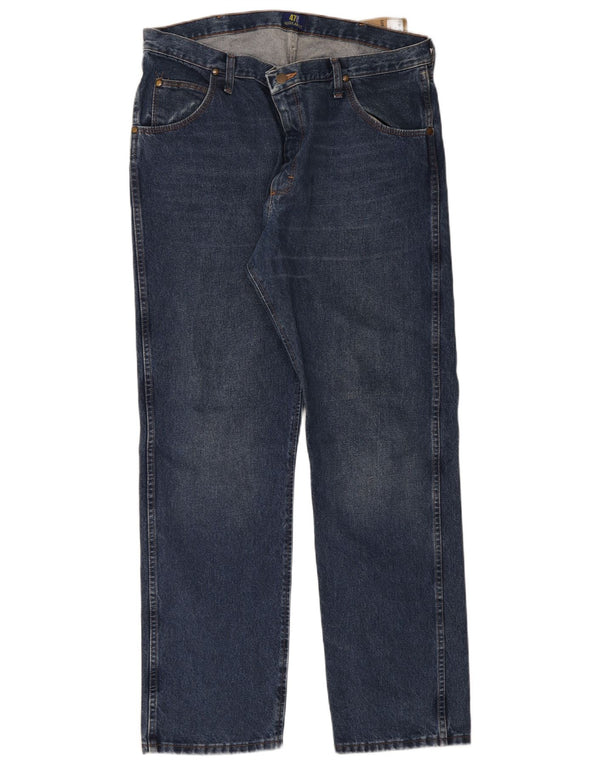 Wrangler Jean droit homme W38 L32 bleu coton