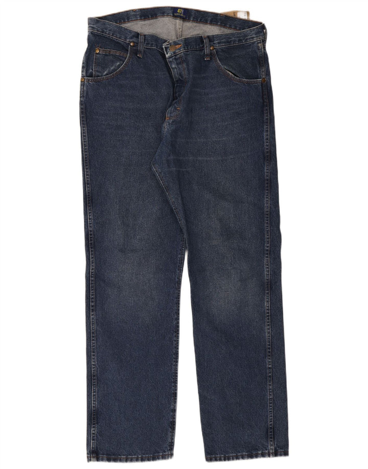 Wrangler Jean droit homme W38 L32 bleu coton