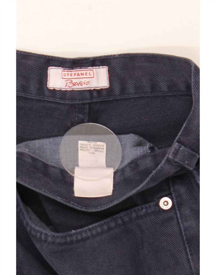Stefanel Jean droit homme IT 48 Medium W34 L34 bleu marine coton