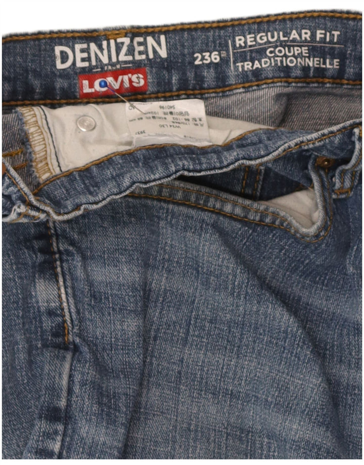 Levi's Jean Droit Denizen Regular Fit Femme W34 L30 Bleu