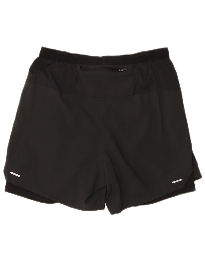 Short de sport Nike Dri Fit pour hommes, grand, noir, polyester