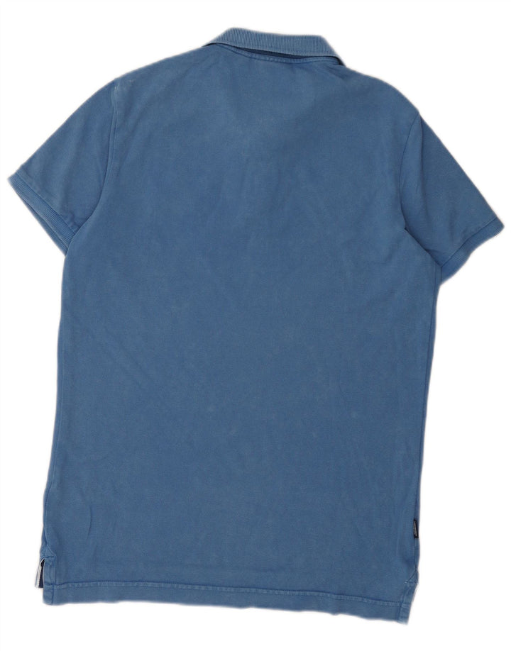 Superdry Polo Homme Grand Bleu Coton