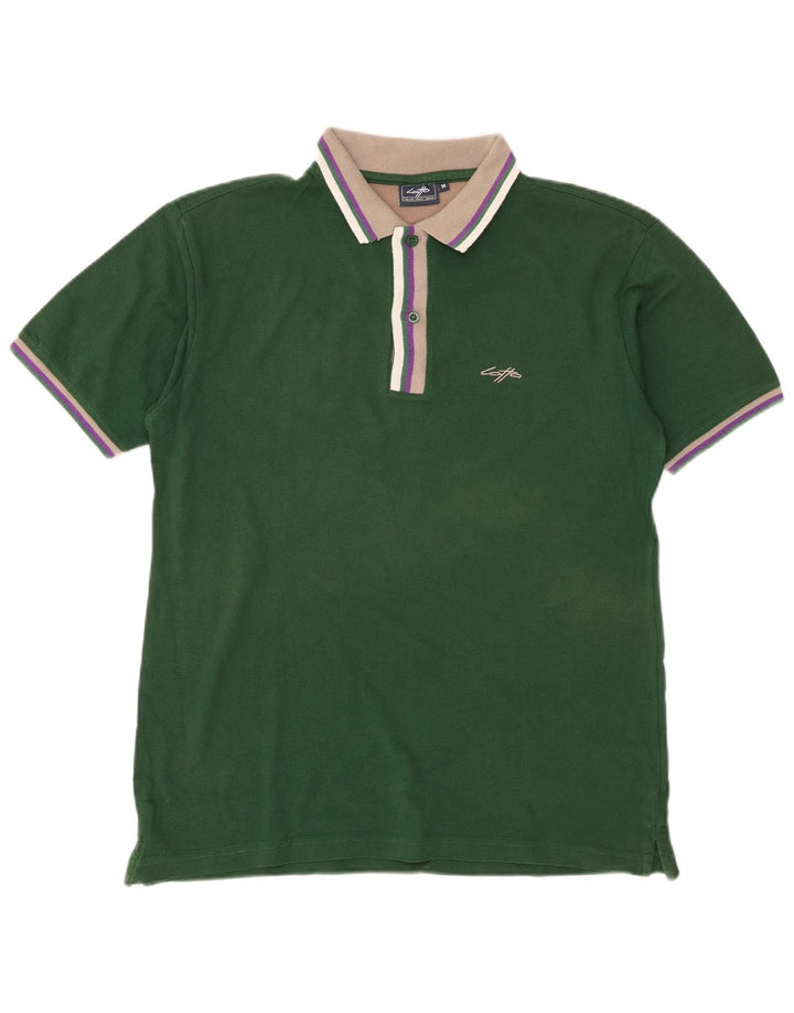 Lotto Polo Homme Vert Moyen Coton