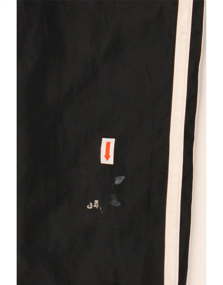 Adidas Veste de survêtement à capuche pour femme UK 14 Large Noir Polyester