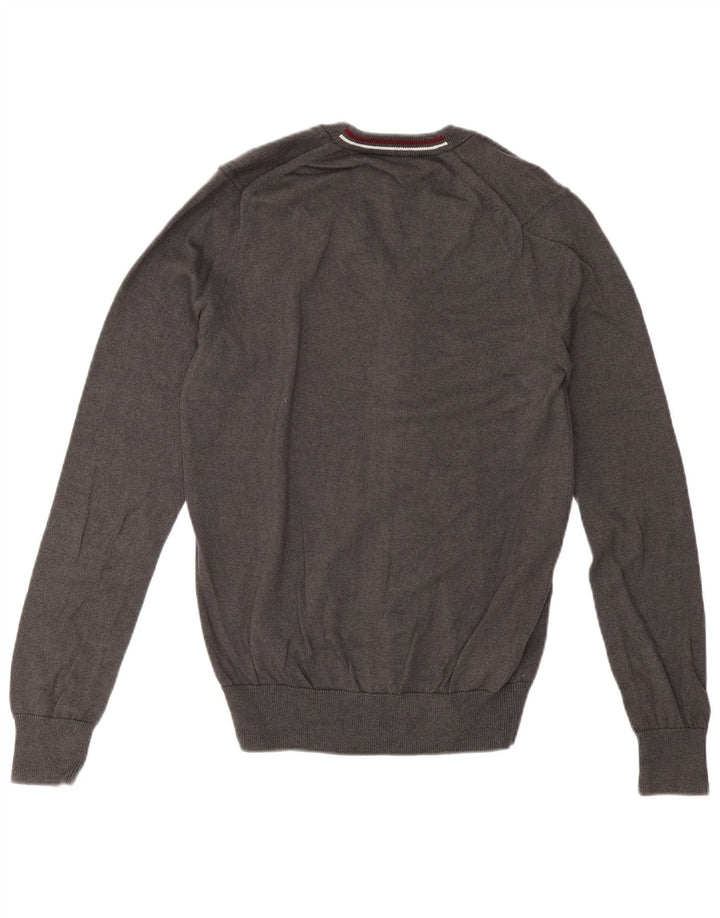 Fred Perry Pull Cardigan Homme Petit Gris Laine