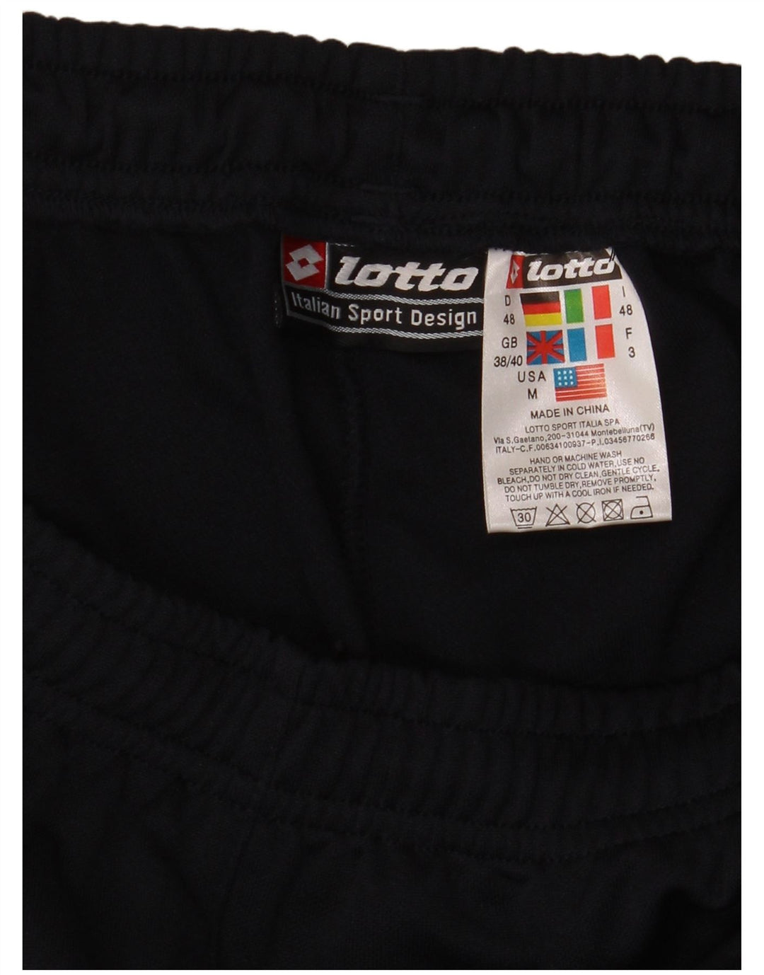 Lotto Pantalon de survêtement pour homme UK 38/40 Bleu marine moyen Polyester