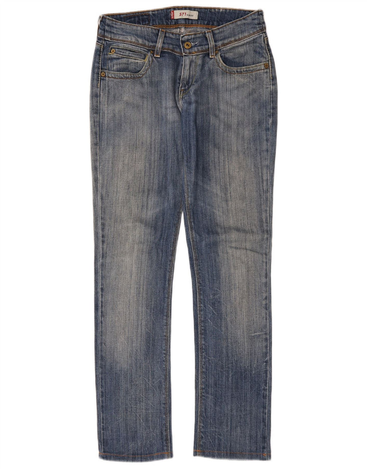 Levi's Jean Slim 571 Femme W29 L30 Bleu Coton