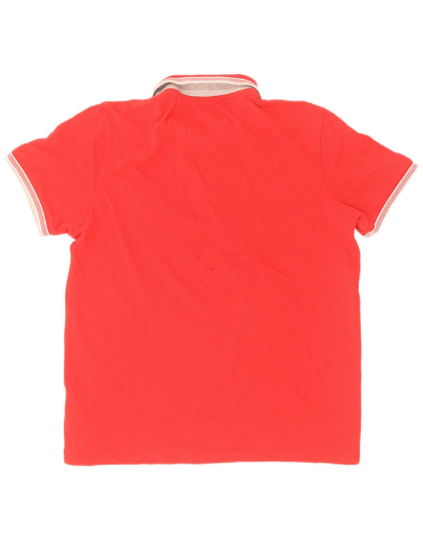 Hugo Boss Mens Polo Shirt XL Red Cotton