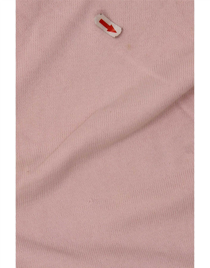 Zara Pull col V pour hommes, grand, rose
