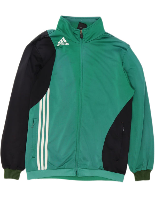 Adidas Veste de survêtement pour homme UK 40/42 Vert moyen Colourblock