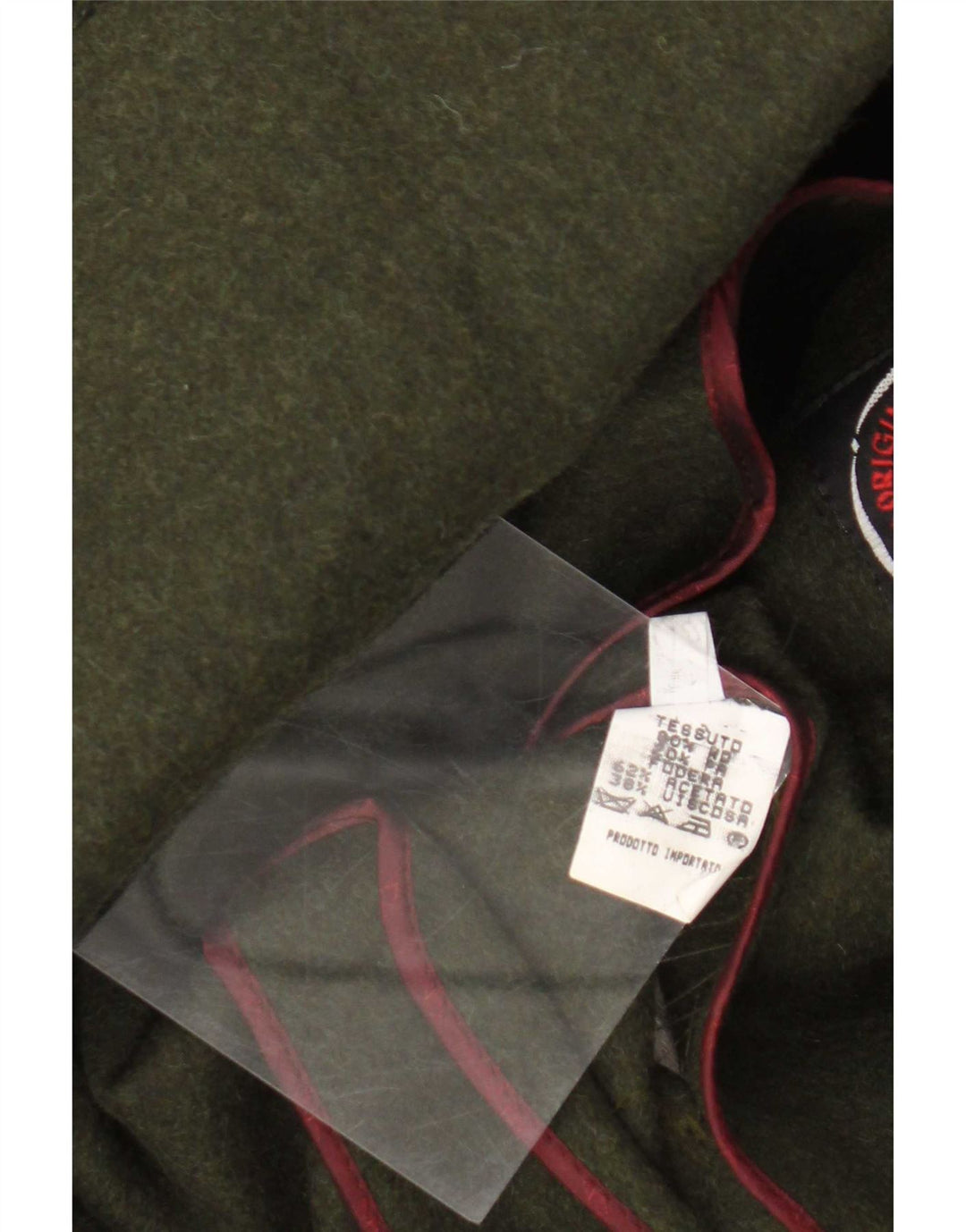 Loden Manteau Homme IT 48 Laine Kaki Moyen