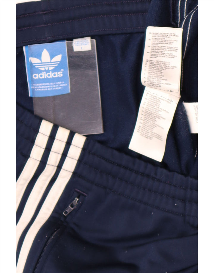 Adidas Pantalon de survêtement pour homme Large Bleu marine Polyester