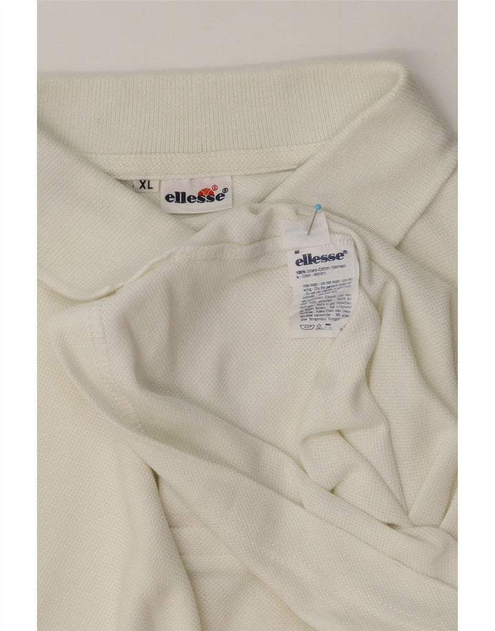 Ellesse Polo Homme XL Blanc Coton