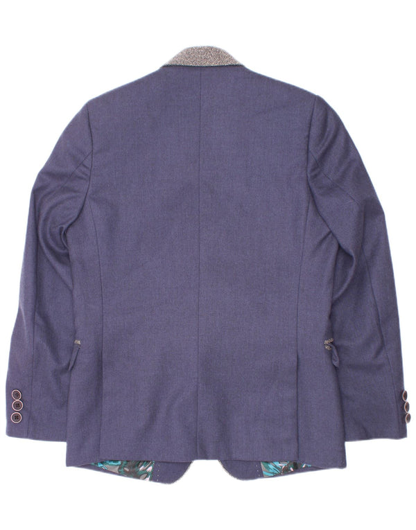 JP 1880 Veste Blazer 2 Boutons Garçon 4-5 ans Bleu Marine Polyester