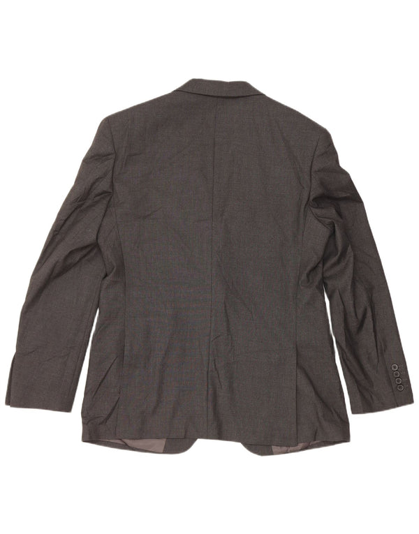 Marks & Spencer Veste blazer à 2 boutons pour homme UK 40 Gris moyen Polyester