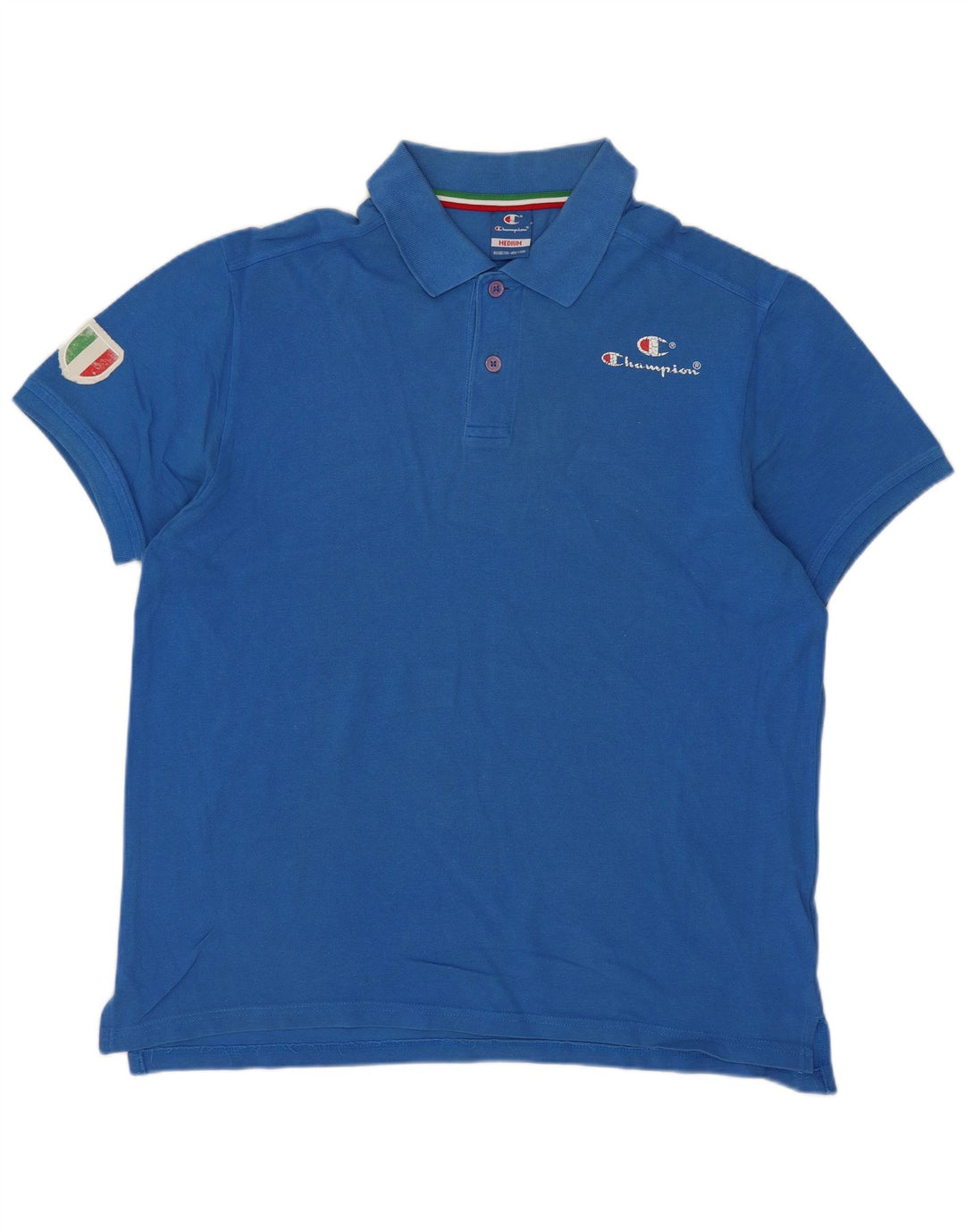 Champion Polo Homme Bleu Moyen Coton
