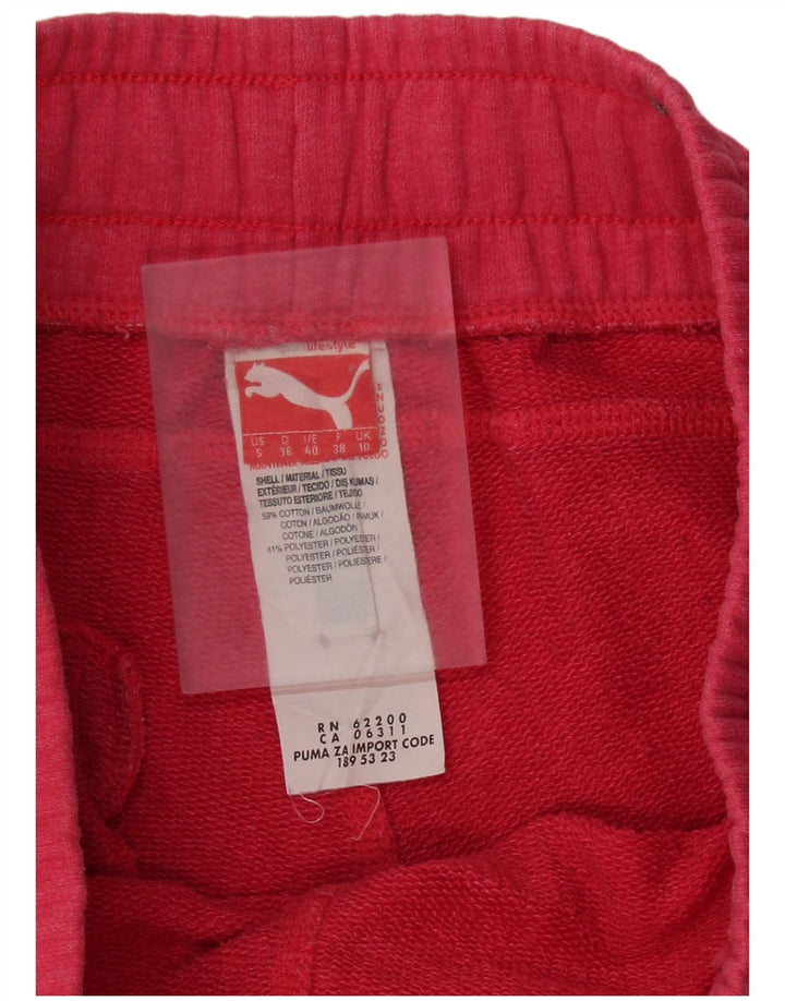 PUMA Short de sport pour femme UK 10 Petit Rose Coton