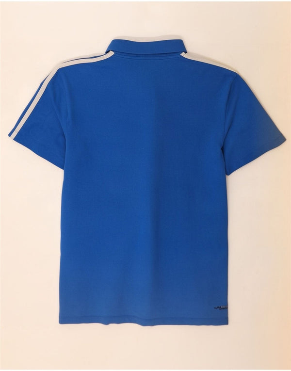 Adidas Hommes Clima 365 Polo 2XL Bleu Coton
