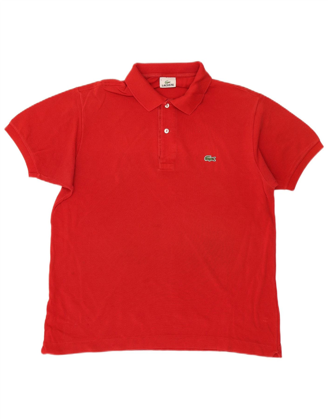 LACOSTE Polo Homme Taille 5 Grand Coton Rouge