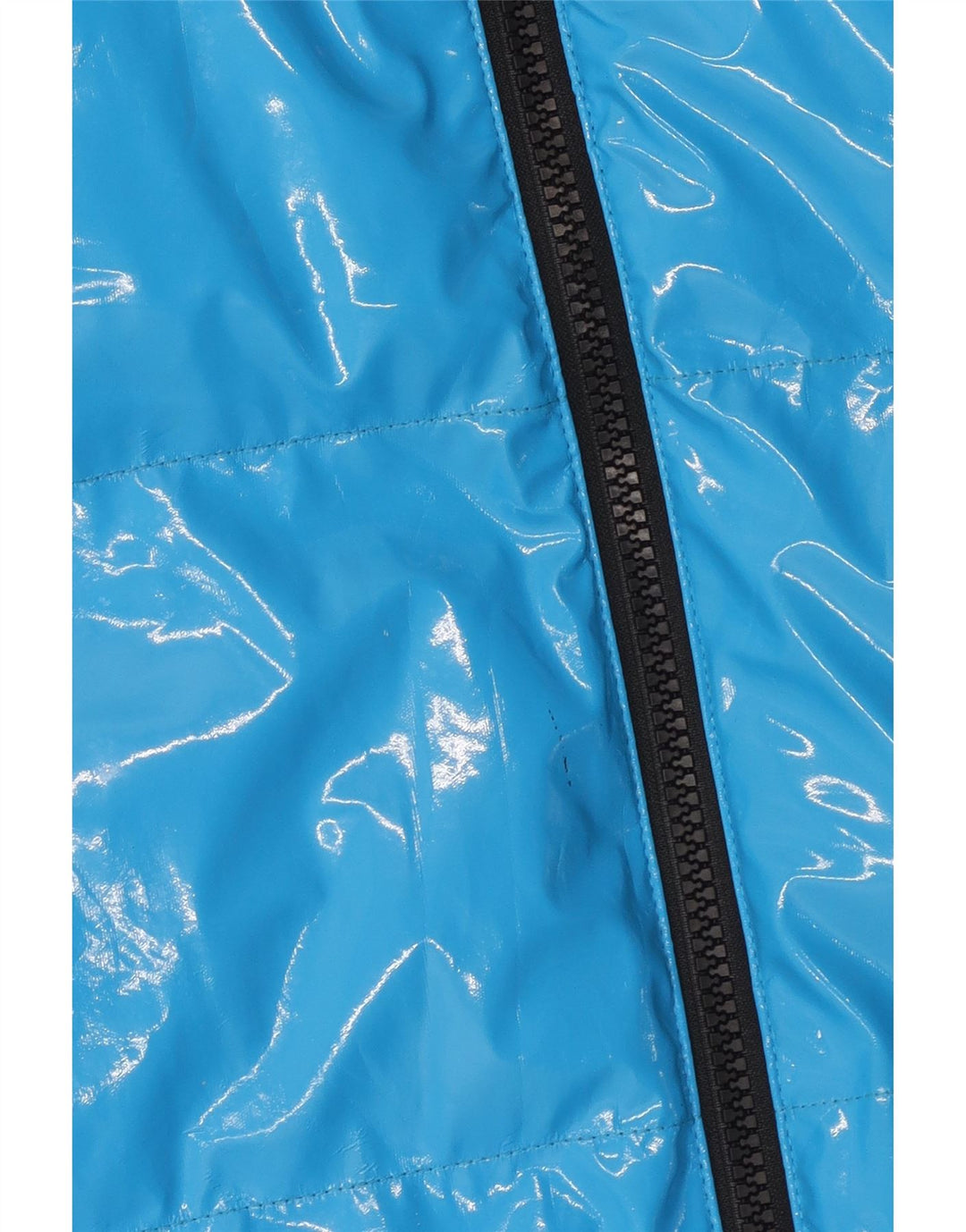 Juicy Couture Manteau rembourré surdimensionné pour femme UK 14 Bleu moyen Polyuréthane