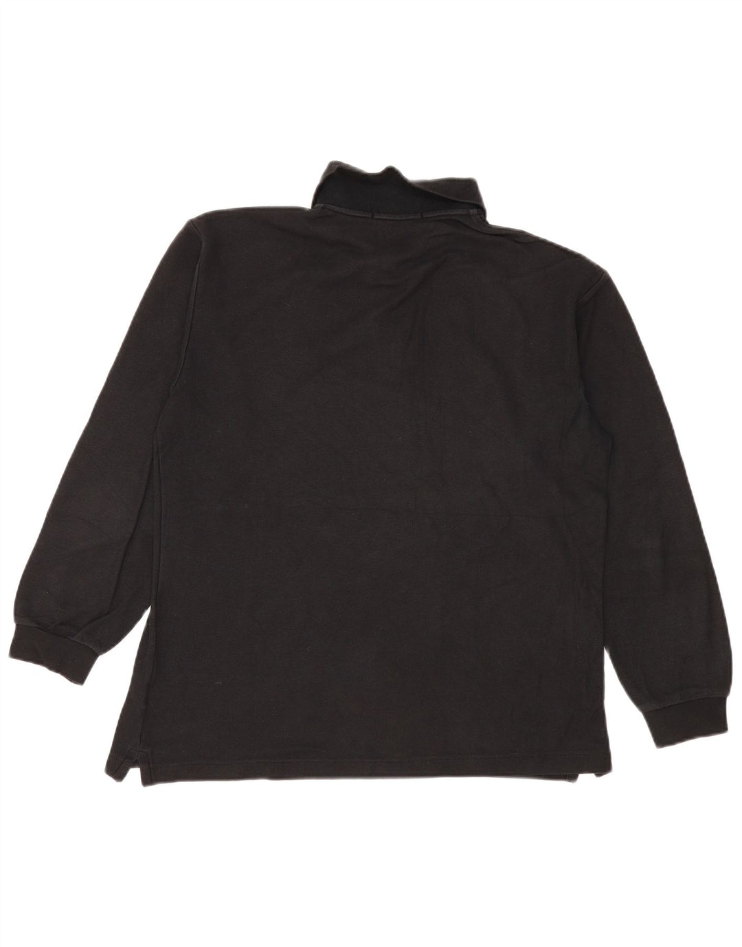 Fila Polo à manches longues homme IT 50 coton noir moyen