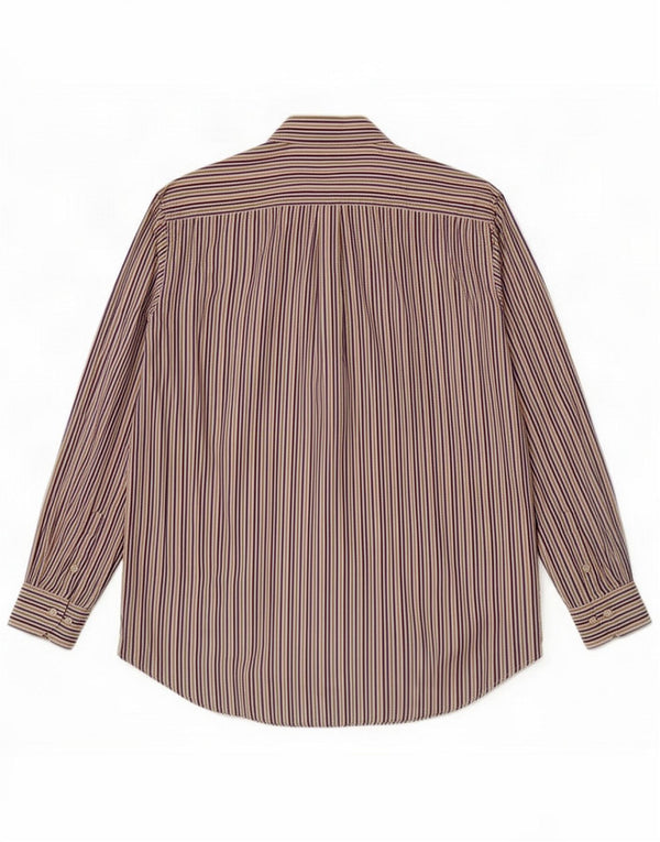 Best Company Mens Shirt XL Multicoloured Pinstripe Cotton