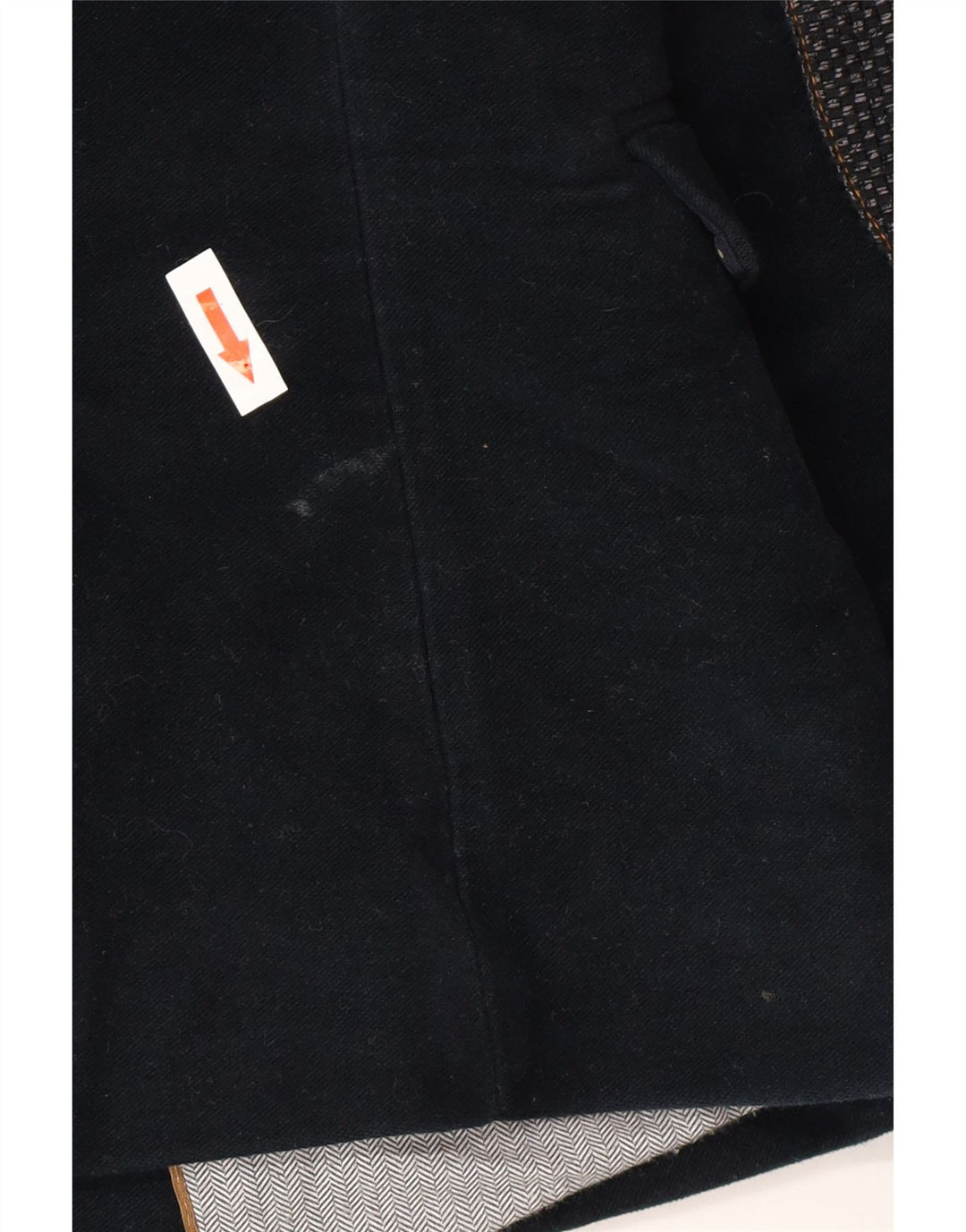 Zara Veste Blazer 1 Bouton Femme UK 12 Acétate Bleu Marine Moyen