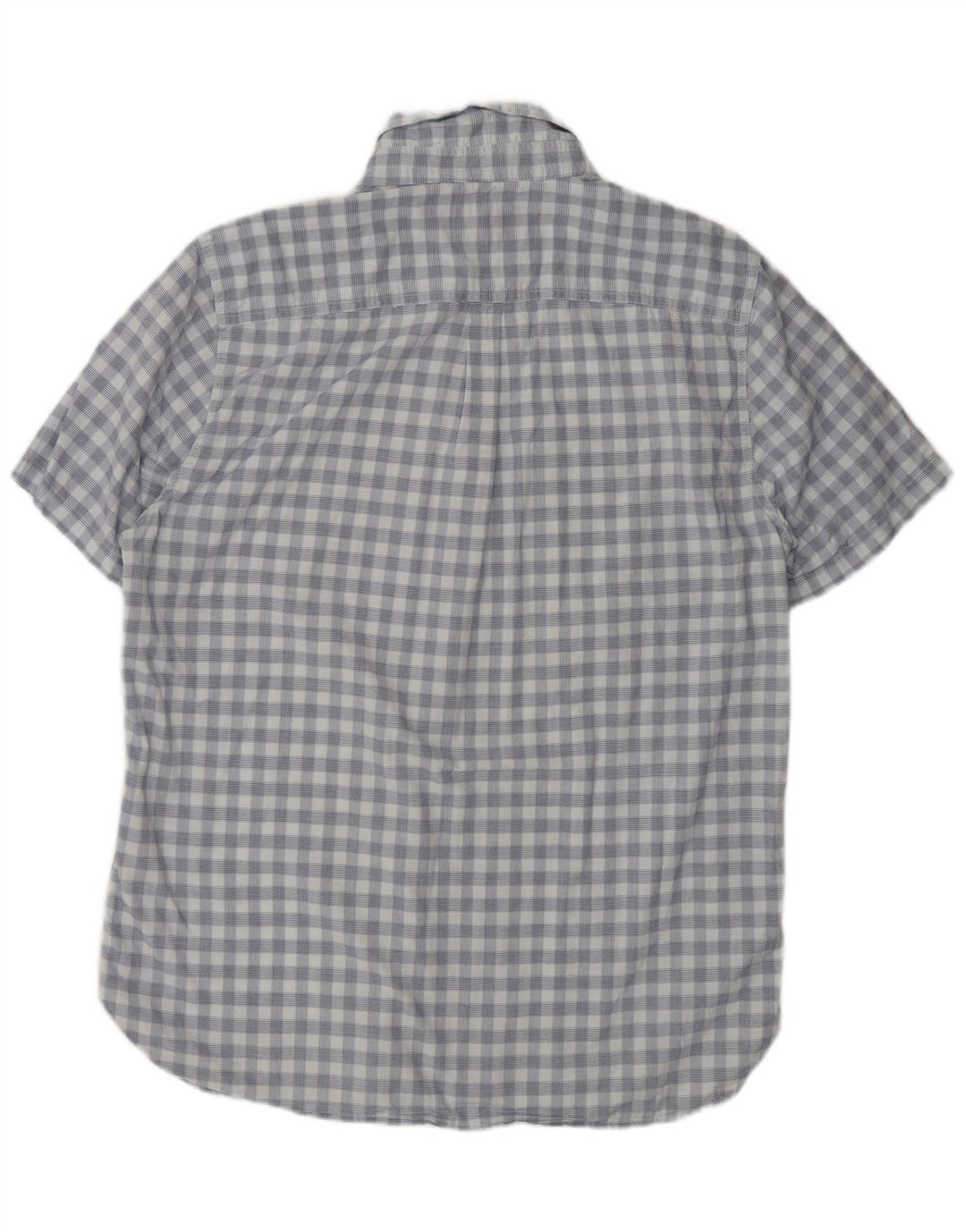 SUPERDRY Chemise à manches courtes coupe classique XL en coton à carreaux bleu
