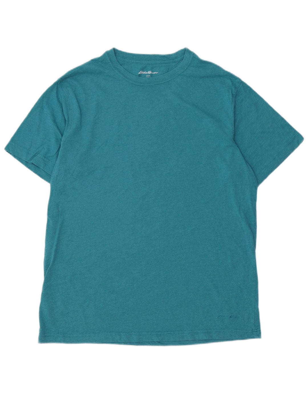 EDDIE BAUER T-Shirt Homme Top Large Bleu Coton