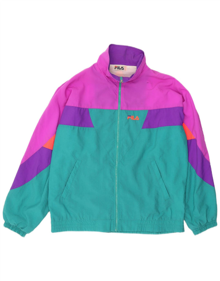 Fila Survêtement Complet IT 54 XL Homme Vert Colorblock Polyamide
