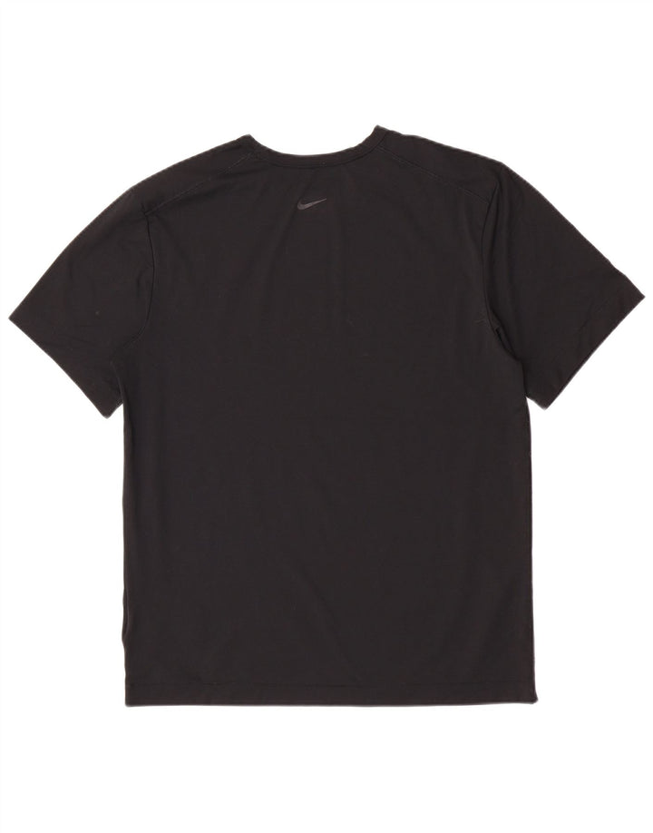 Nike Hommes Dri Fit Graphic T-Shirt Haut Noir Moyen Polyester