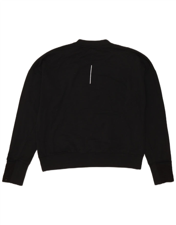 Nike Mens Dri Fit Loose Fit Sweatshirt Jumper XS Noir Polyester