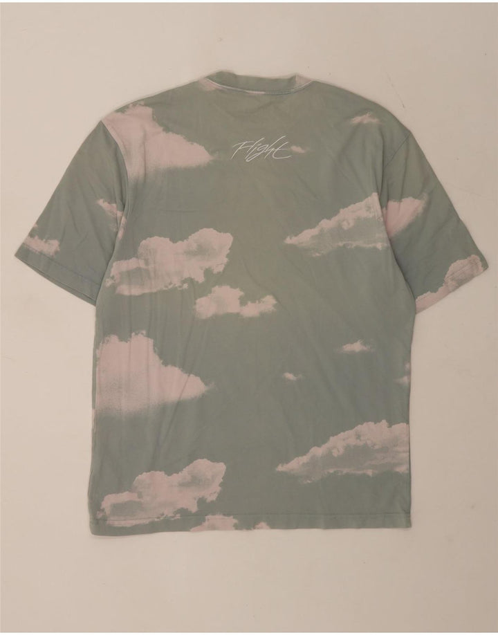 Jordan T-shirt graphique pour homme en coton tie-dye vert moyen